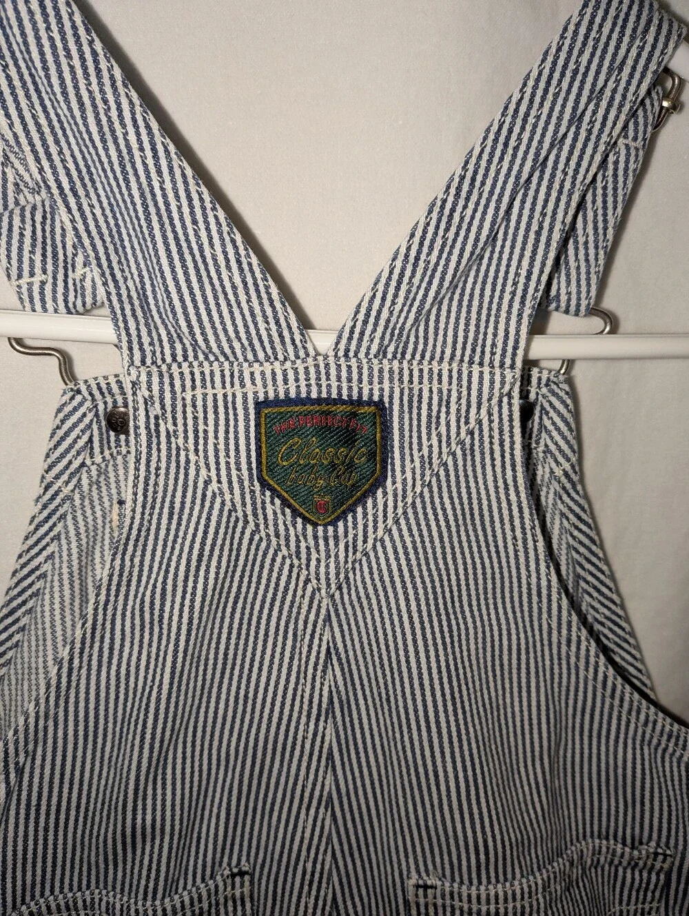 Baby Gap Vintage Striped Conductor Overalls 24-30 Months